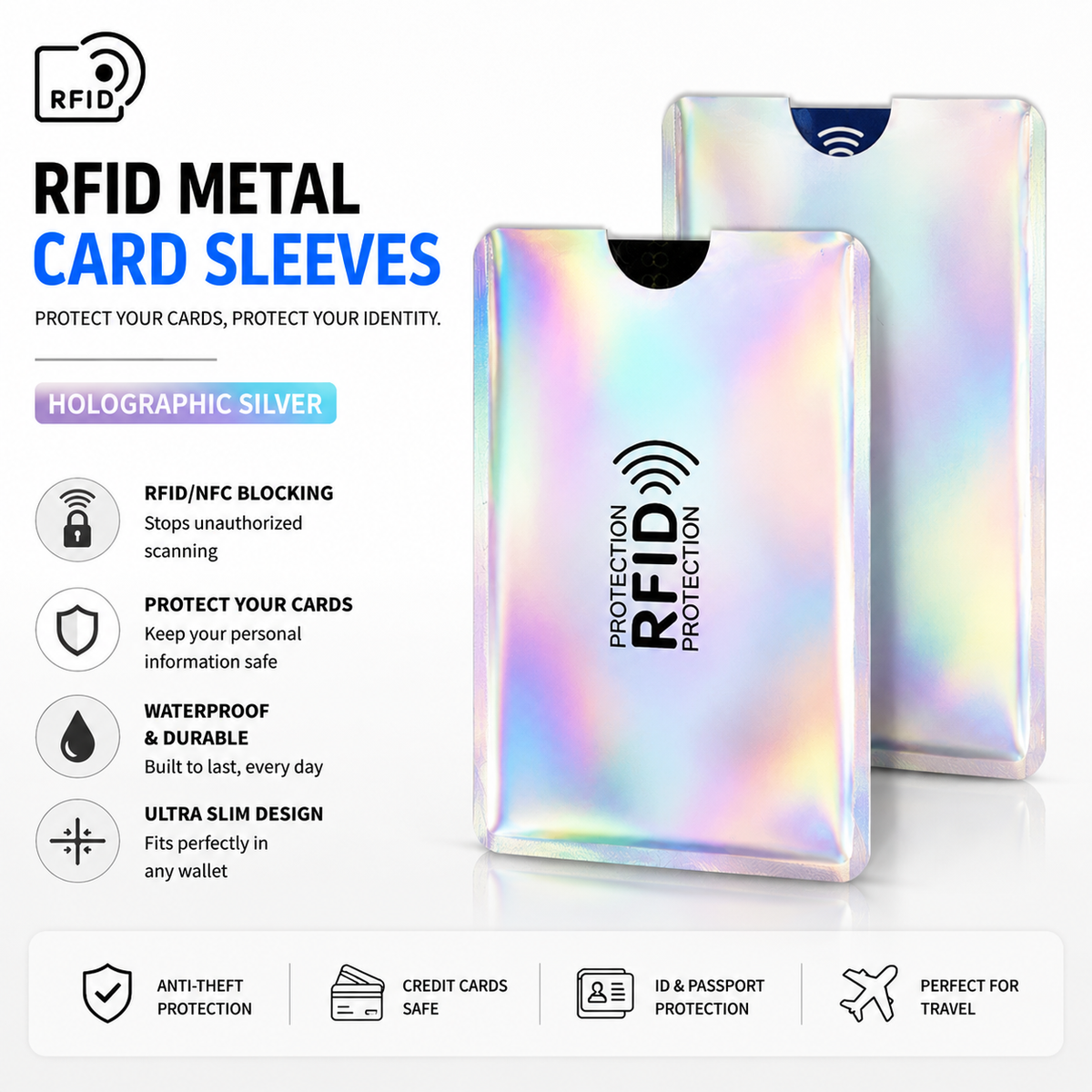 🔥✨RFID Blocking Sleeves Set