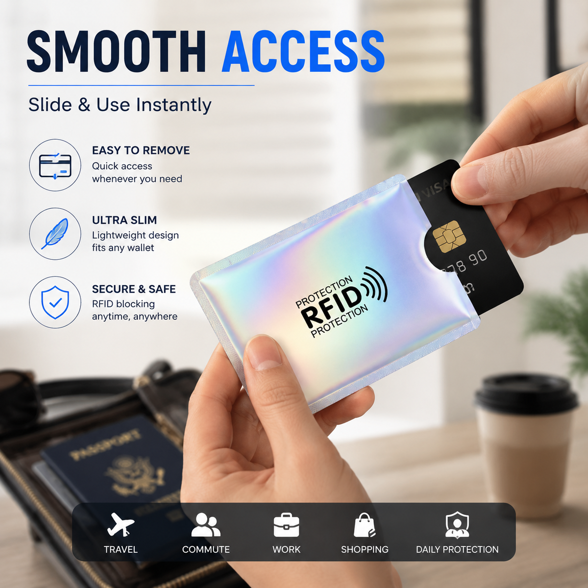 🔥✨RFID Blocking Sleeves Set