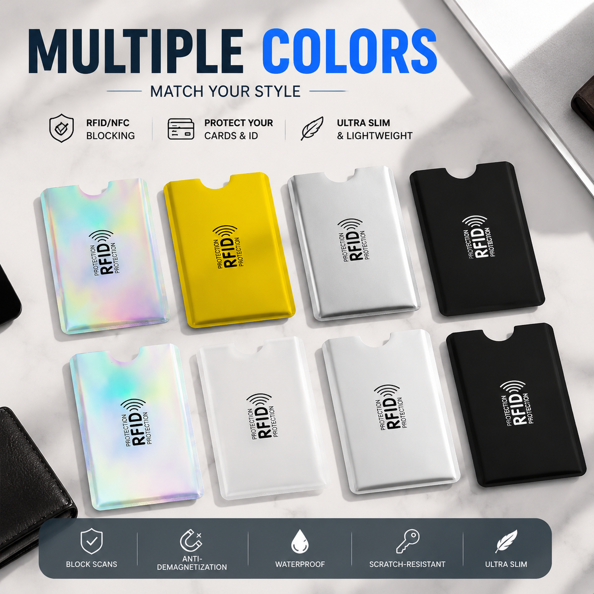 🔥✨RFID Blocking Sleeves Set