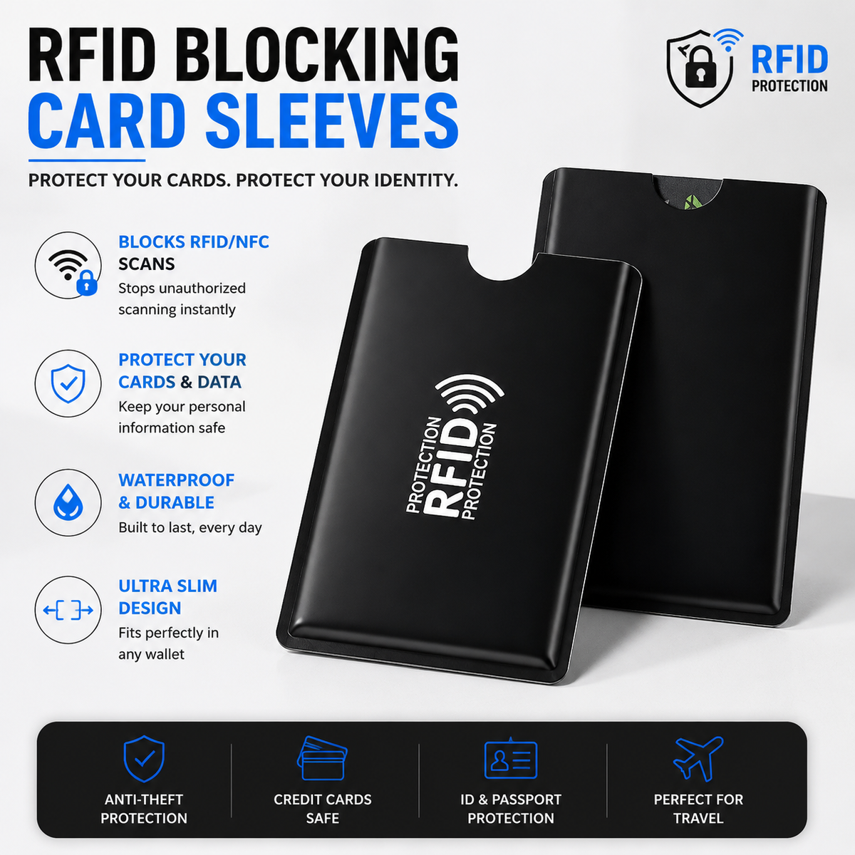 🔥✨RFID Blocking Sleeves Set
