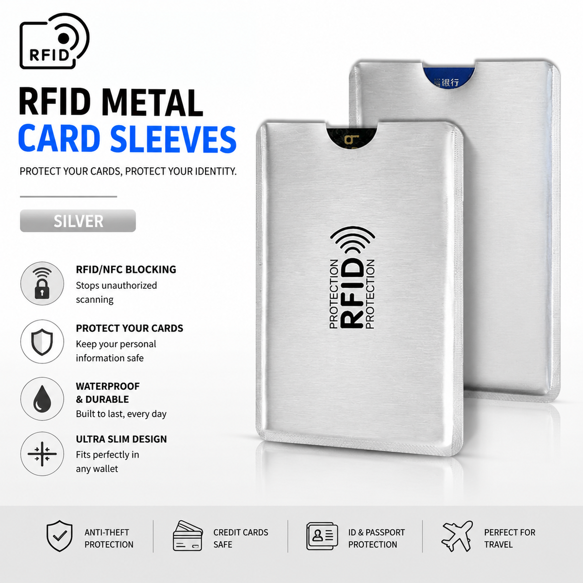 🔥✨RFID Blocking Sleeves Set