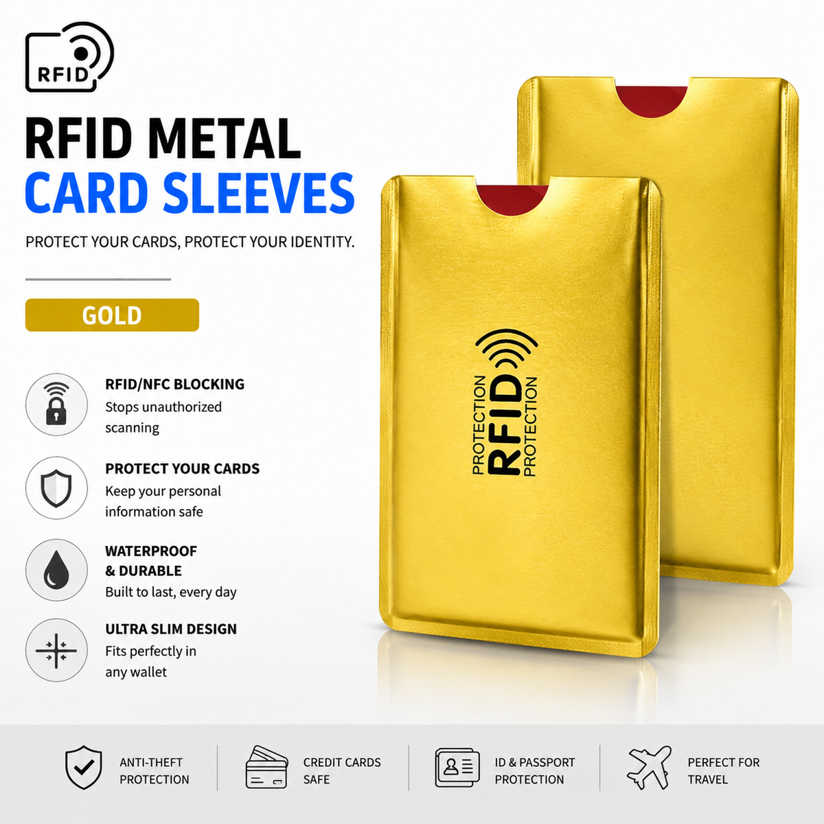 🔥✨RFID Blocking Sleeves Set