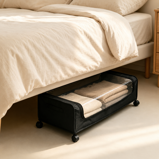 Rolling Under-Bed Storage Organizer