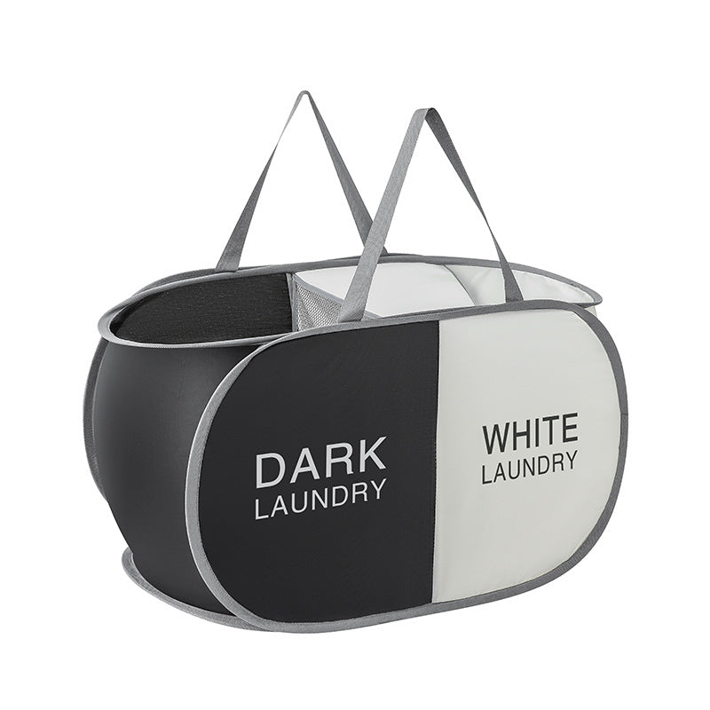 black white