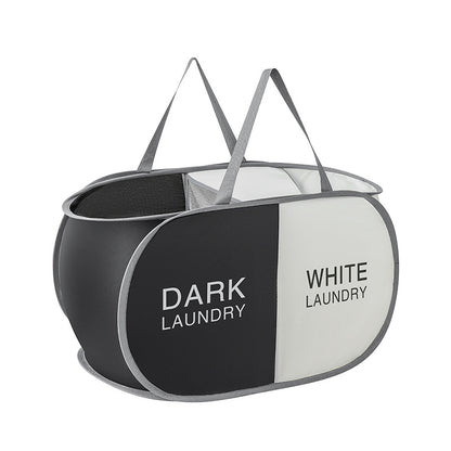 Foldable Divided Laundry Hamper