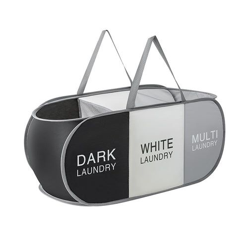 Foldable Divided Laundry Hamper