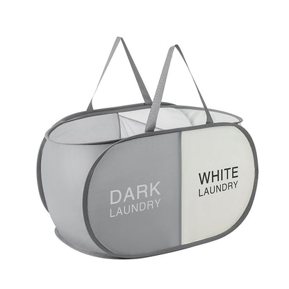 Foldable Divided Laundry Hamper
