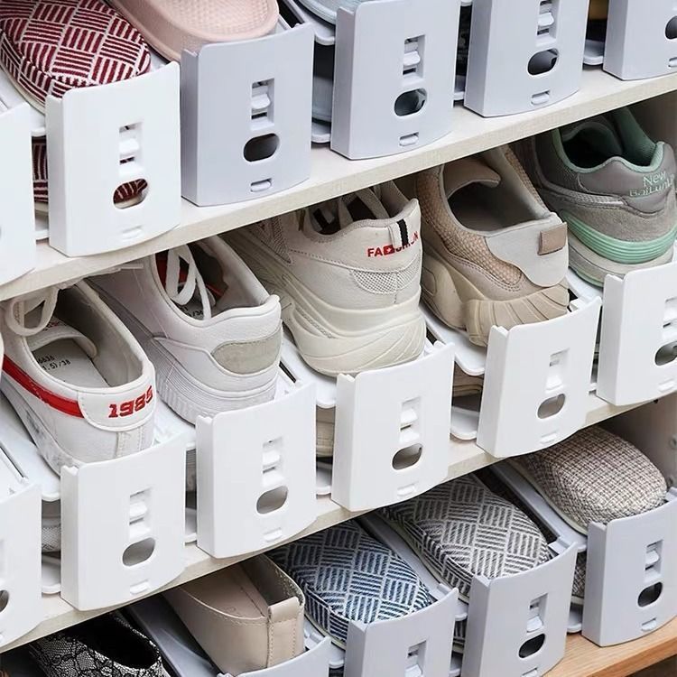 Adjustable Double-Layer Shoe Organizer